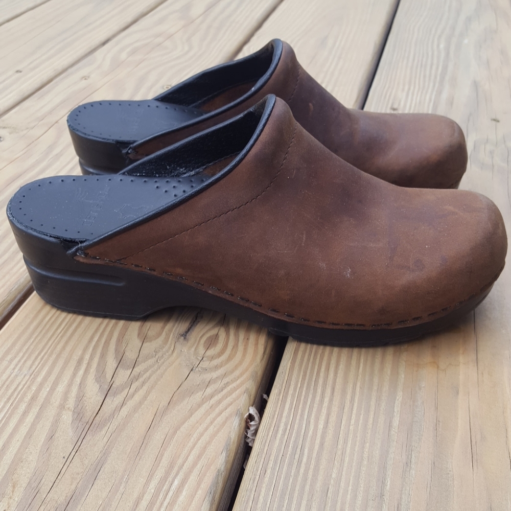 Brown Dansko Clogs